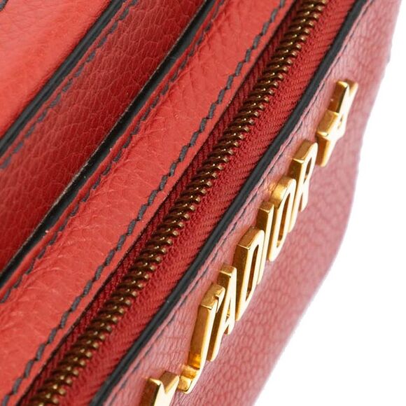 Pre Loved Dior Vintage Leather JAdior Camera Bag Women Red Crossbody Bags - Picture 8 of 8